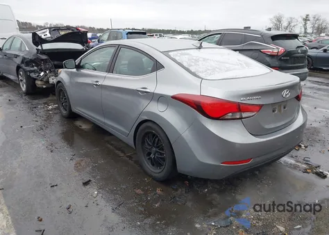 2016 Hyundai Elantra Value Edition из США, поврежденный, VIN KMHDH4AE9GU493686